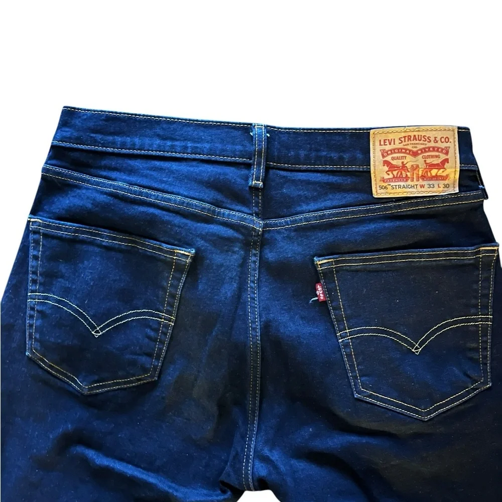 Levi's NWOT Men's Dark Blue Straight-Leg Jeans Size 33 X 30